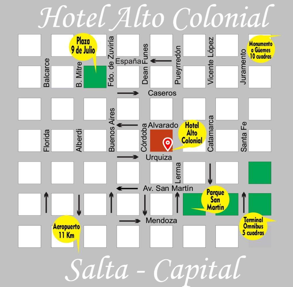 Alto Colonial Hotel Salta Exterior foto